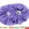 Infant girl purple headband elegant party accessory stylish festive look