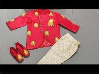 Teddy bear theme outfit for baby boy brown birthday party cute look