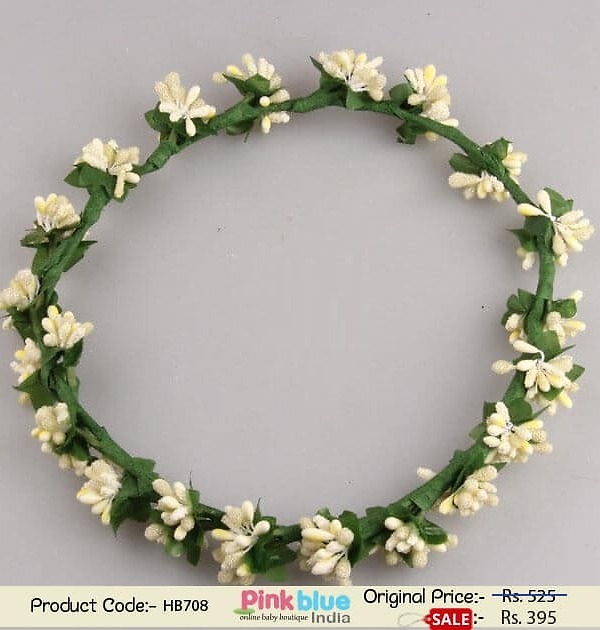 Infant girl tiara style headband princess party accessory stylish look