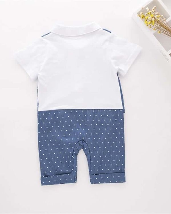 Baby boy birthday romper bow tie party stylish cute outfit