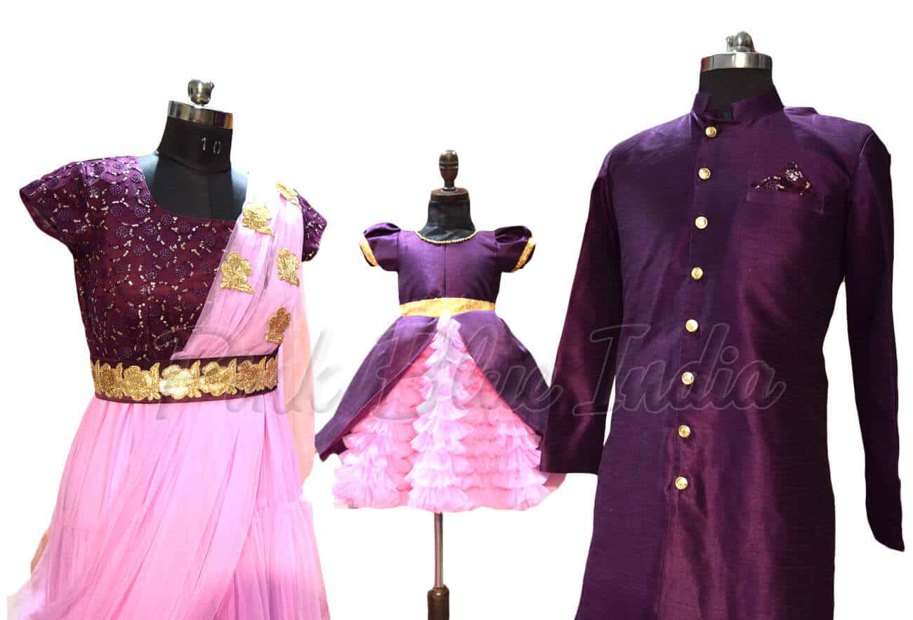 Wedding special family matching outfit traditional party wear