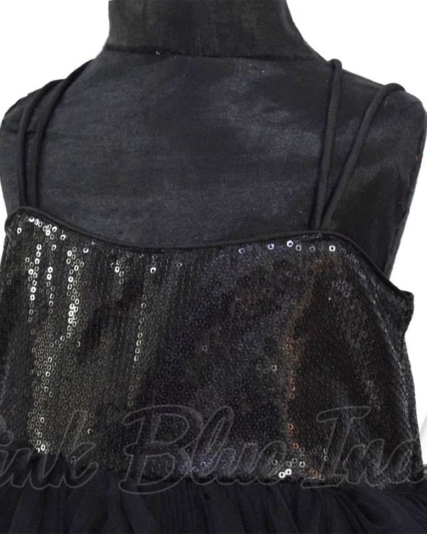 Elegant black gown for girls birthday party stylish modern outfit