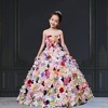 Luxury princess flower girl ball gown, girls party outfit, stylish birthday wear