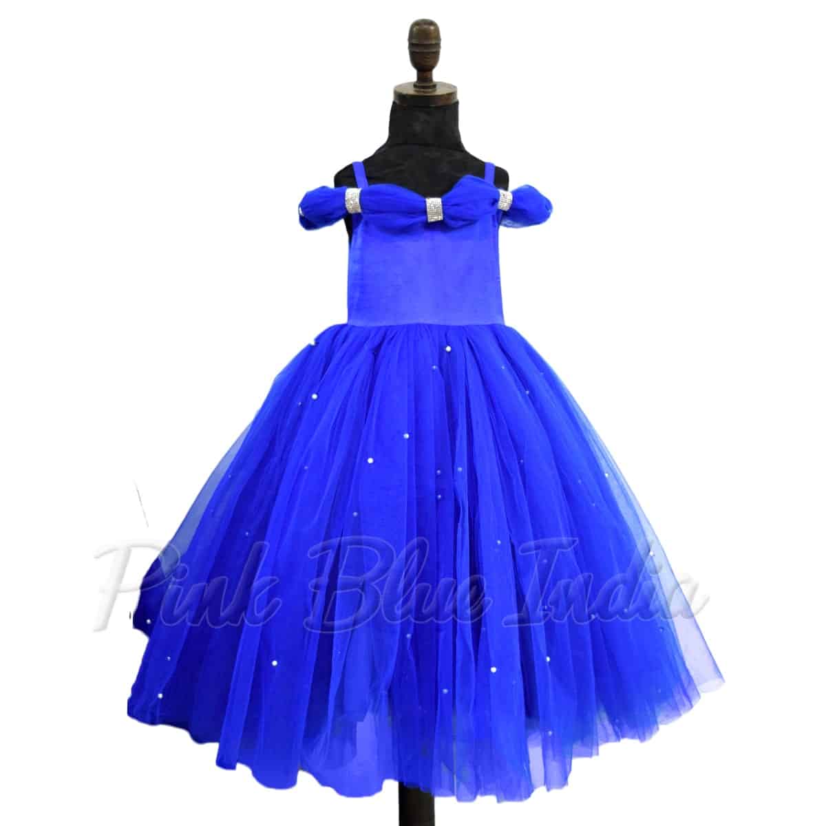 Princess theme birthday gown for girls elegant Cinderella style party outfit
