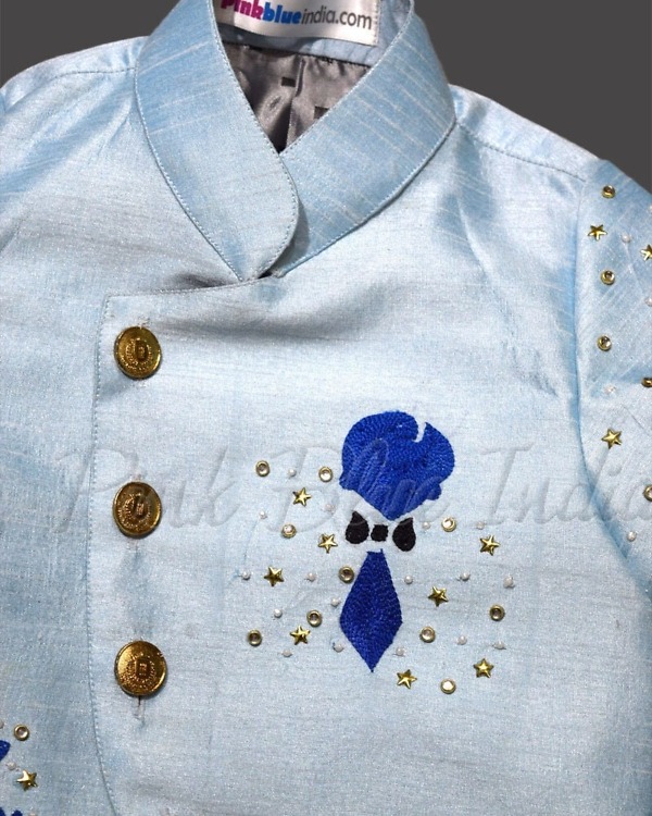 Boys boss baby theme Jodhpuri suit for birthday party, stylish and fun outfit