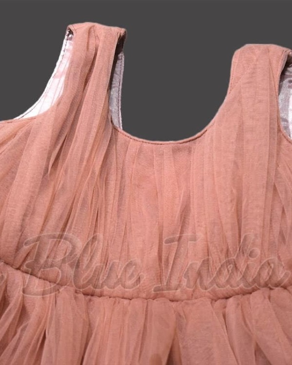 Kids layered party dress for special occasions, trendy and comfortable wear