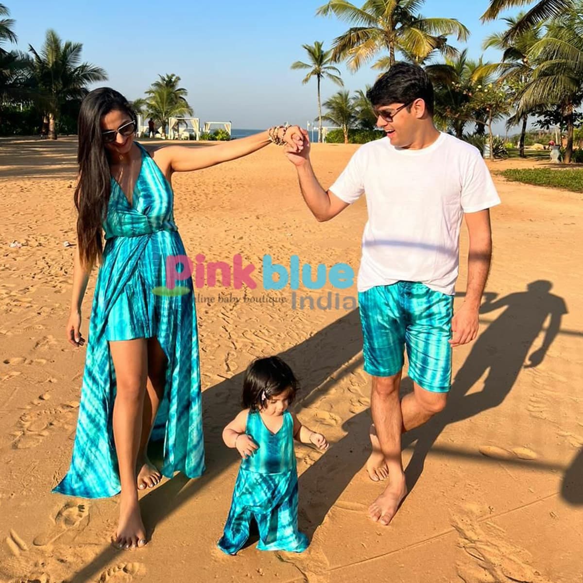 Family matching dresses for festive occasion coordinated stylish celebration outfit