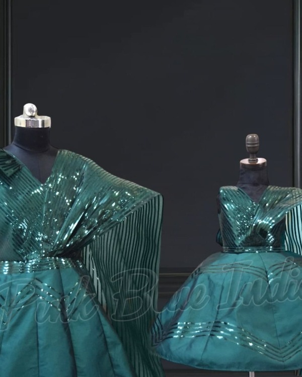 Coordinated mommy and me outfits for celebration, elegant stylish party wear