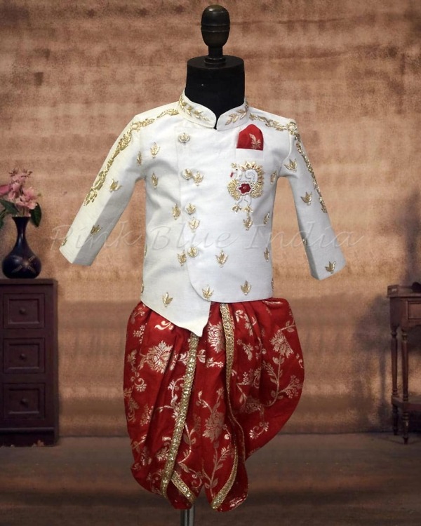Designer father son sherwani set royal wedding wear stylish coordinated look