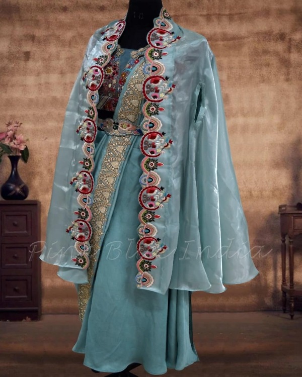 Stylish saree for baby shower mom festive godh bharai outfit elegant look