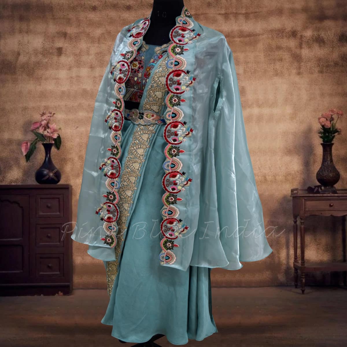 Stylish saree for baby shower mom festive godh bharai outfit elegant look
