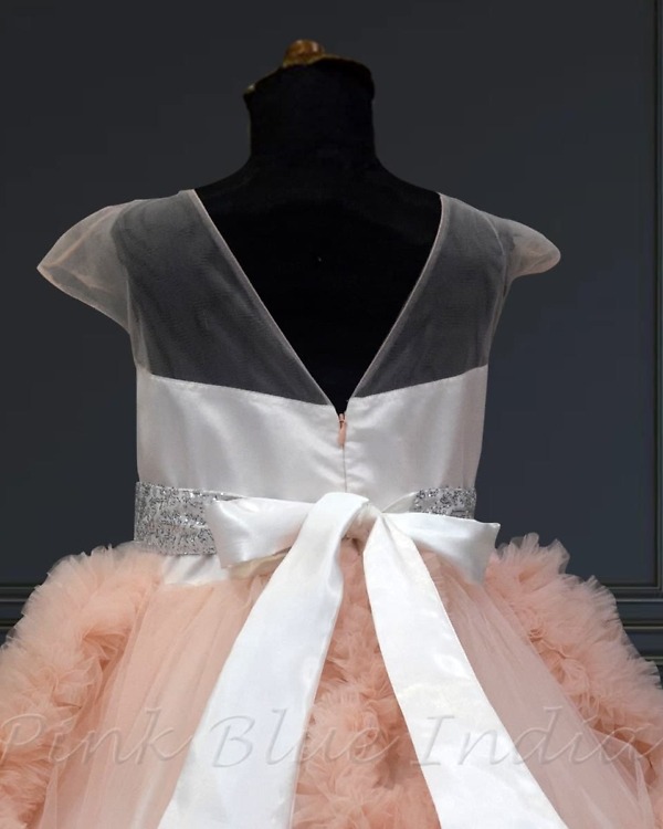 Fairytale ball gown for baby girl, luxury birthday princess dress