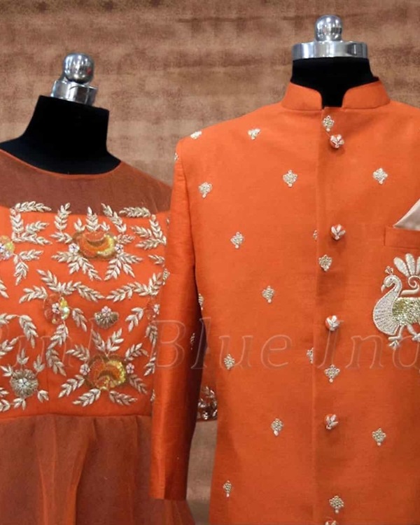 Coordinated family party wear outfits for wedding birthday celebration stylish look