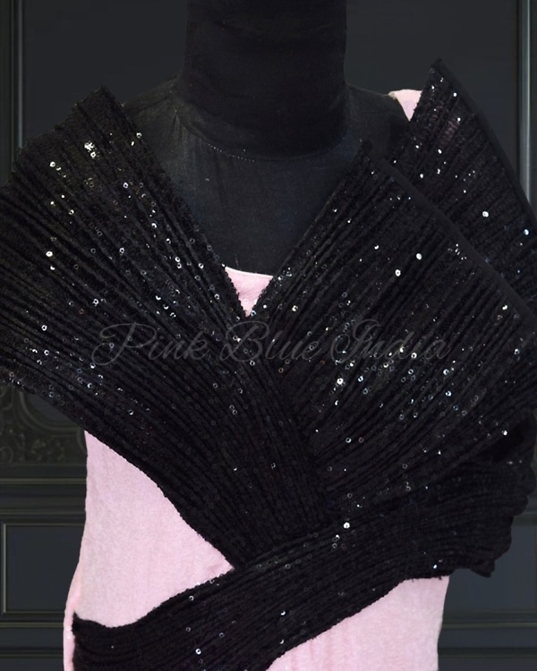 Buy Baby Girl Pink Black Fish Cut Gown Stylish Party Wear Outfit Pink Blue India