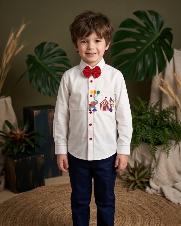 Personalized Circus 1st Birthday Shirt Boy