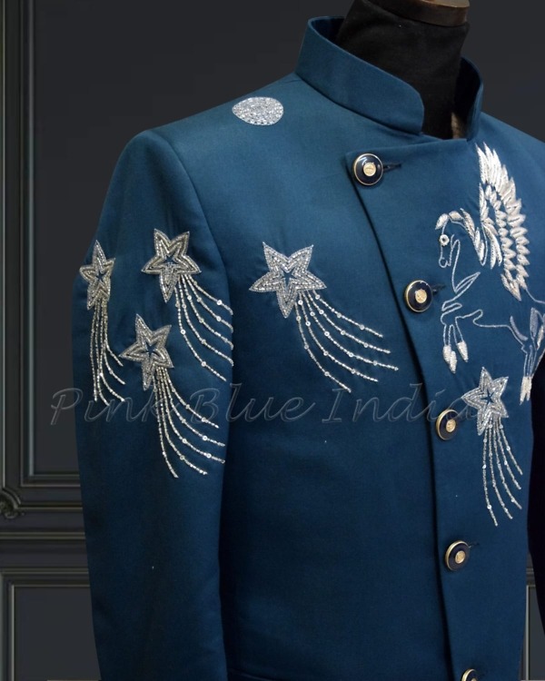 Boys jodhpuri suit for themed birthday party, stylish ethnic celebration outfit