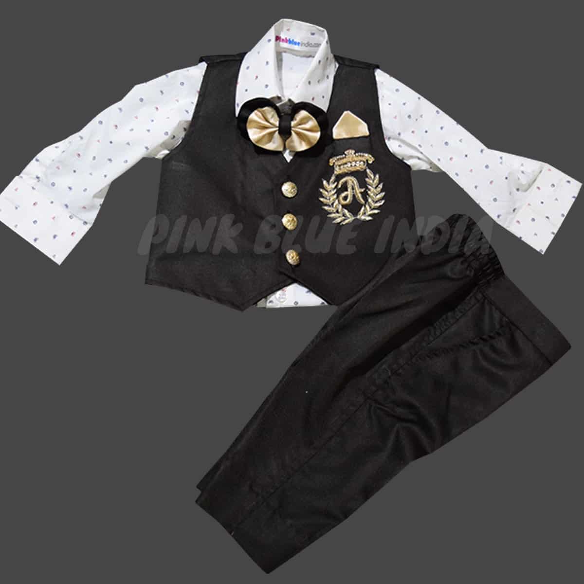 First birthday personalized attire, baby boys, navy & white, festive & cute