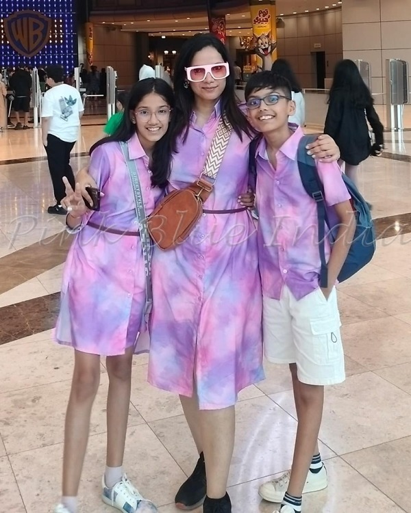 Family group matching shirts, vacation outfits, coordinated & trendy