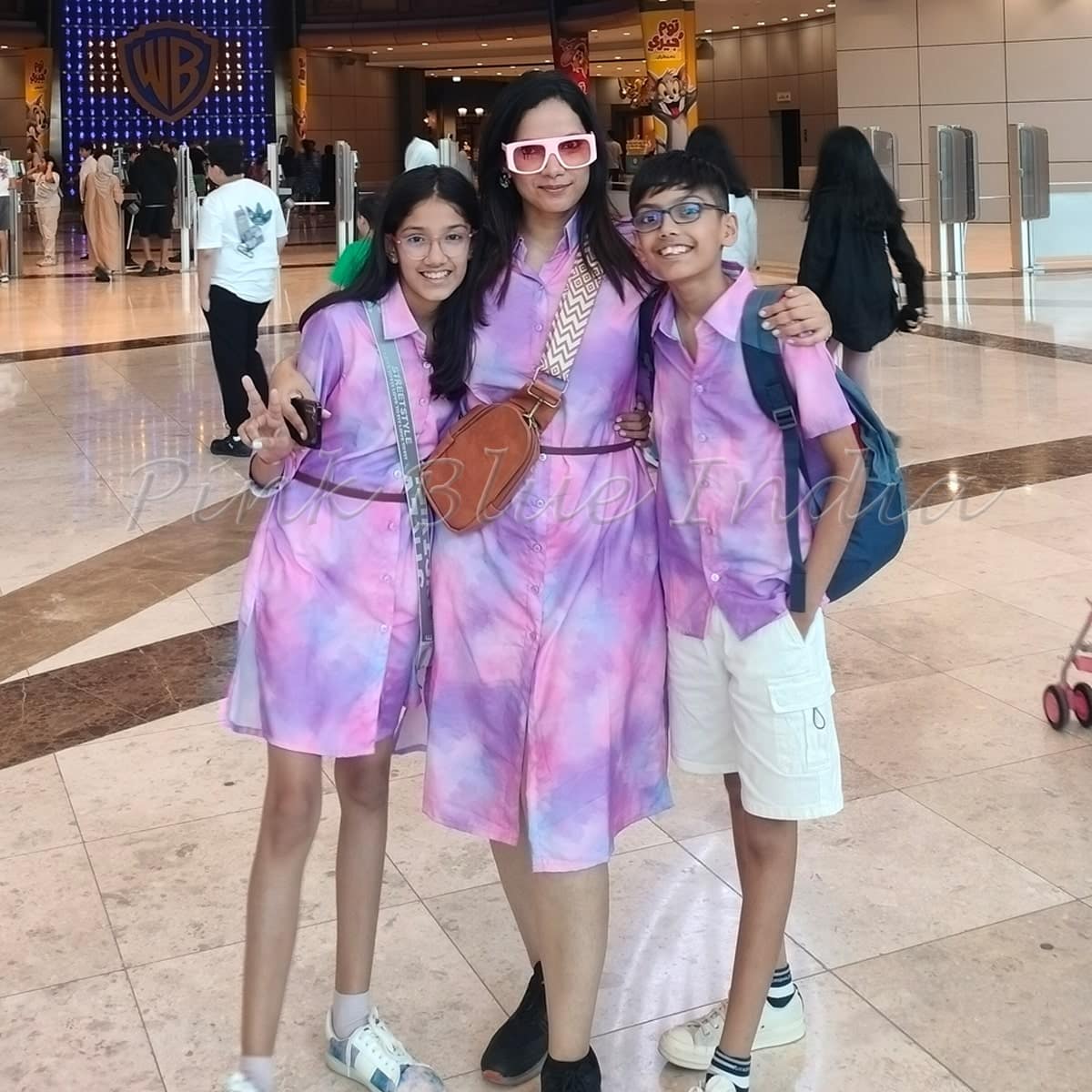 Family group matching shirts, vacation outfits, coordinated & trendy