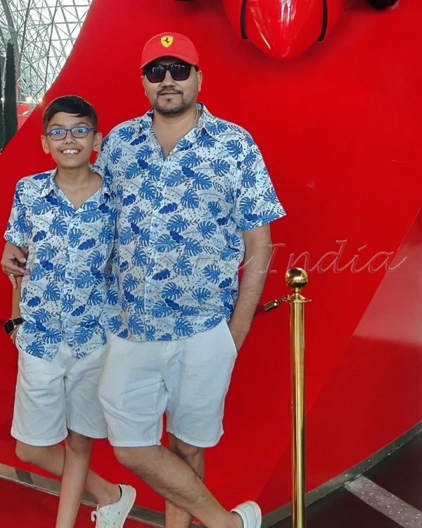 Family group white shirts and dress combo, holiday, clean & stylish vibe