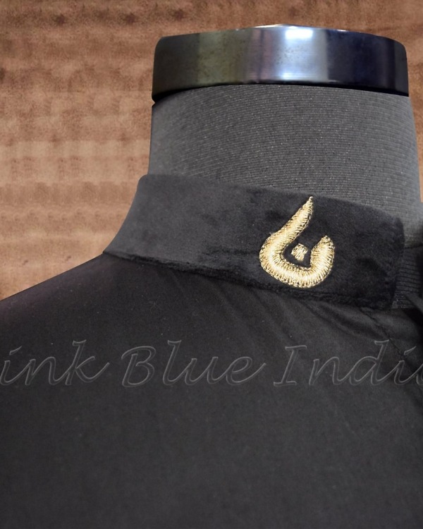 Black kurta salwar for kids, festive Eid and Ramadan outfit