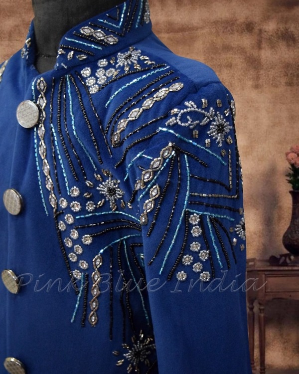Velvet Jodhpuri suit for baby boys, elegant wedding celebration wear