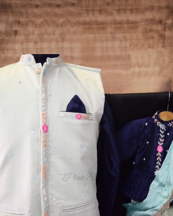 Ethnic wedding matching outfits for family, cute coordinated look