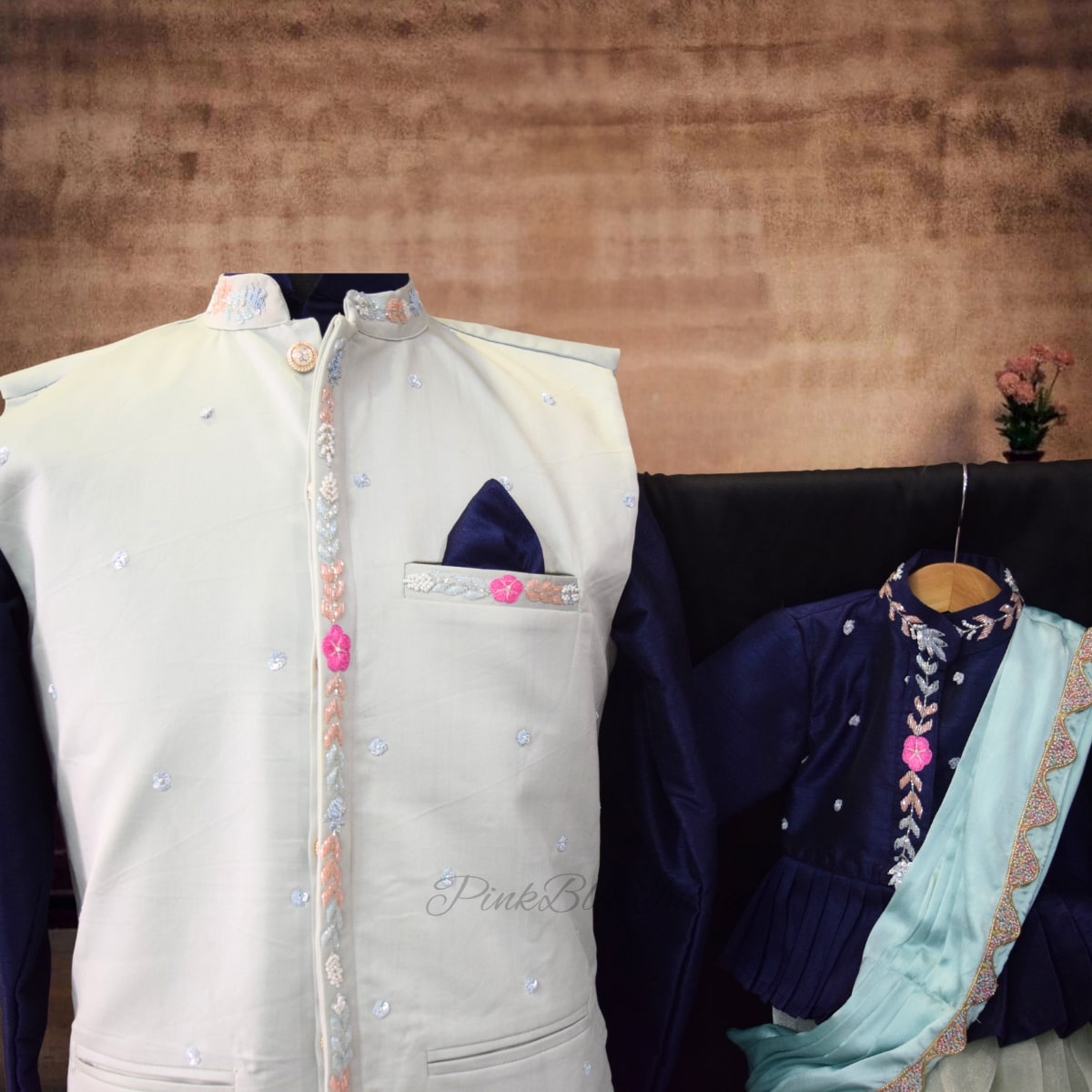 Ethnic wedding matching outfits for family, cute coordinated look